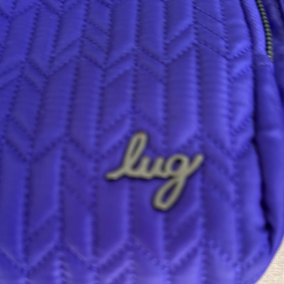Lug Women's Bold Purple Quilted Crossbody Bag Mini Ranger - Picture 3 of 7